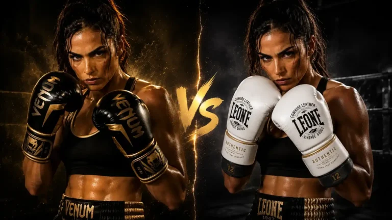 Venum vs Leone guantes boxeo mujer comparativa