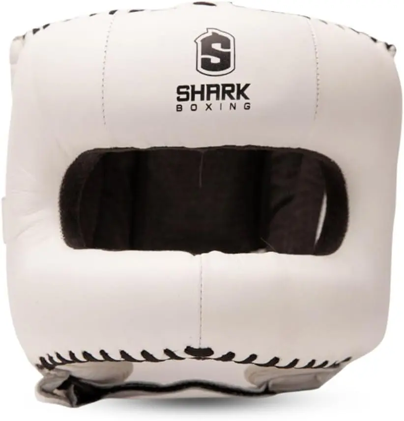 Shark Boxing Ranger casco boxeo blanco