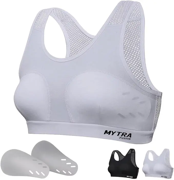 Mytra Fusion protector pecho boxeo mujer negro