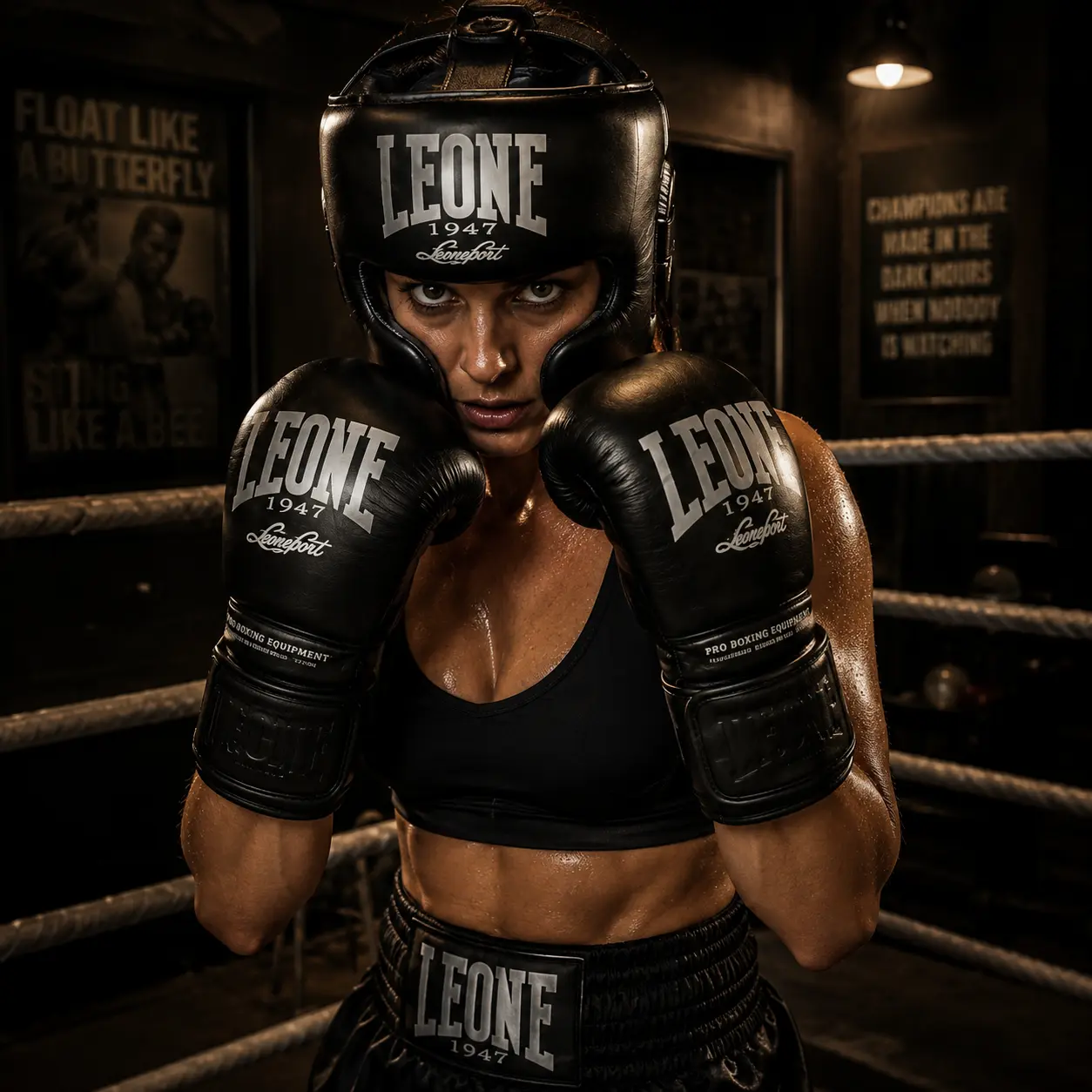 Leone 1947 The Greatest sparring mujer negro