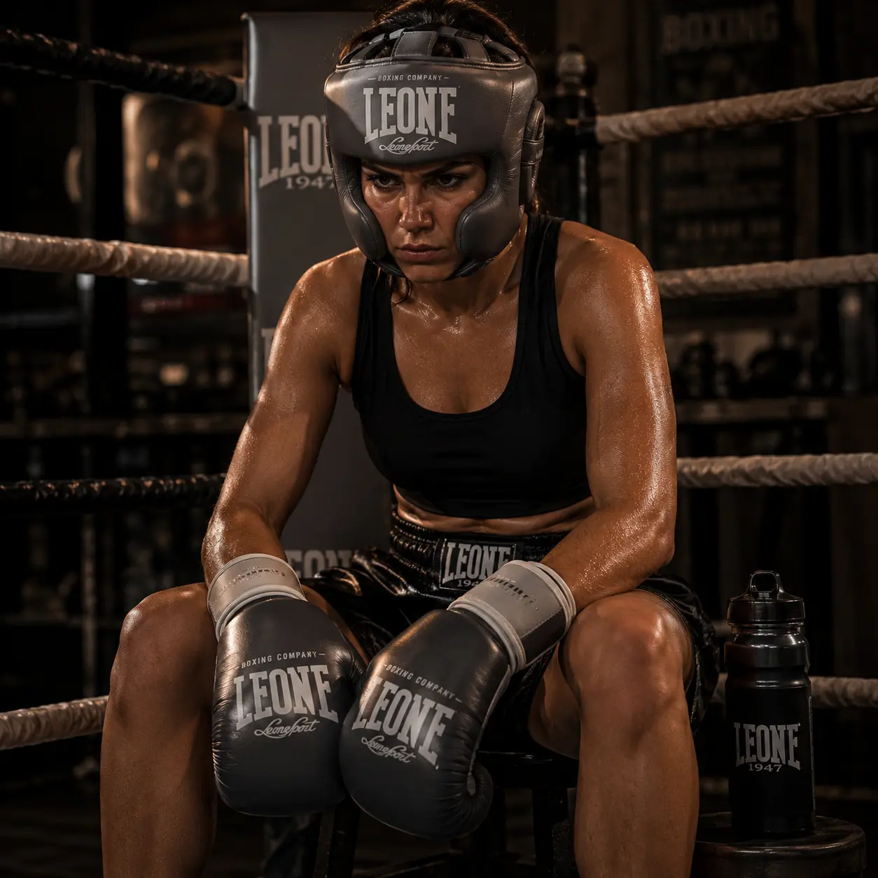 Leone 1947 Authentic GN106L sparring mujer gris