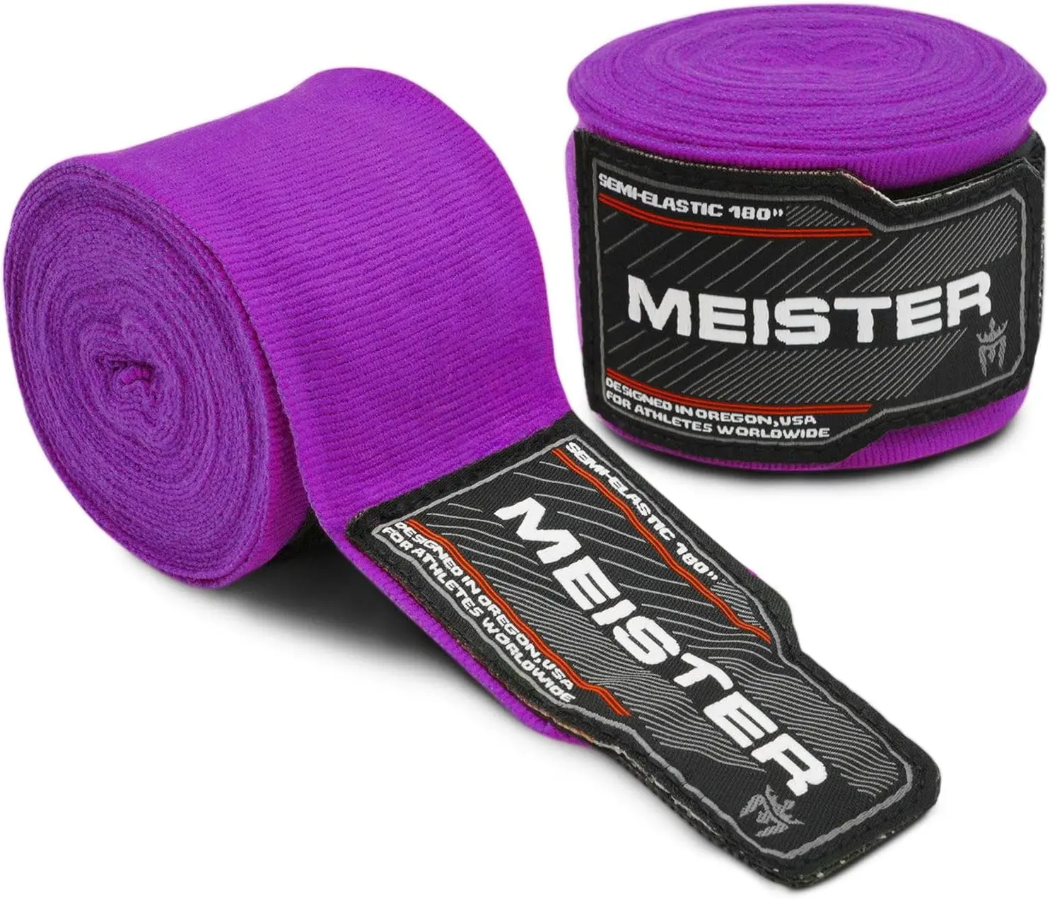 Meister Semi-Elastic vendas boxeo morado